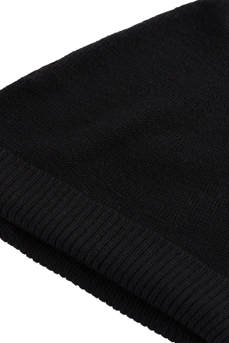 Bonnet En Laine - Noir - Femme