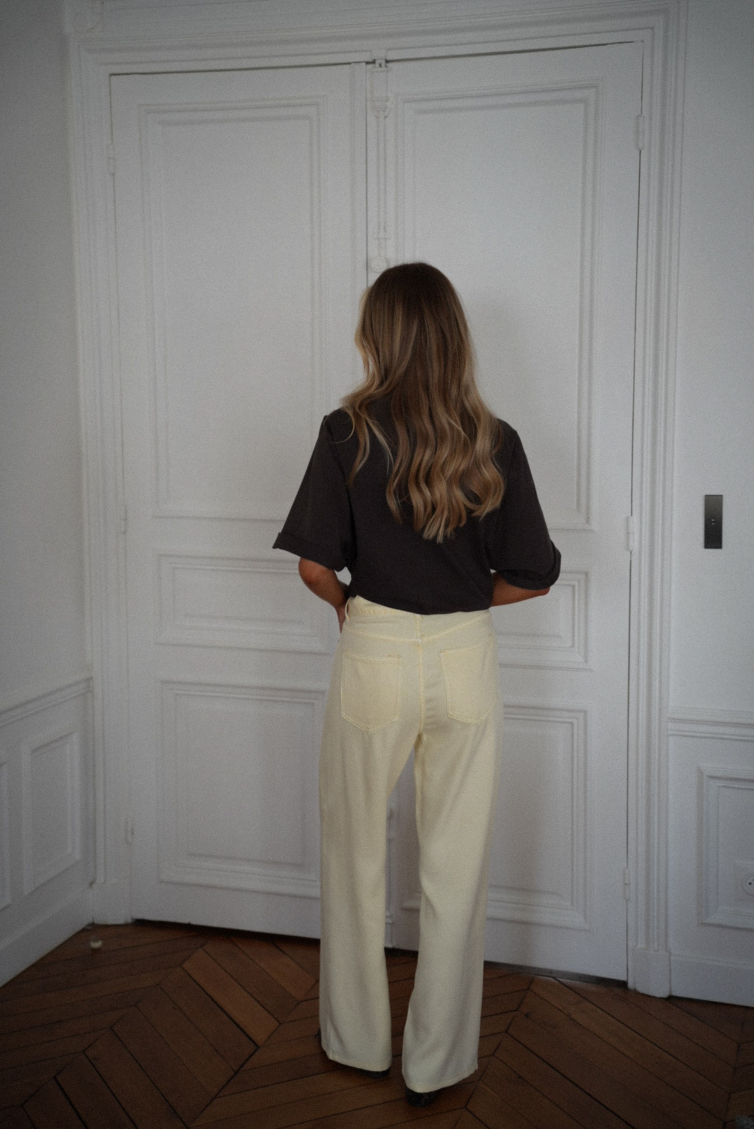 Pantalon Droit Shanon - Jaune
