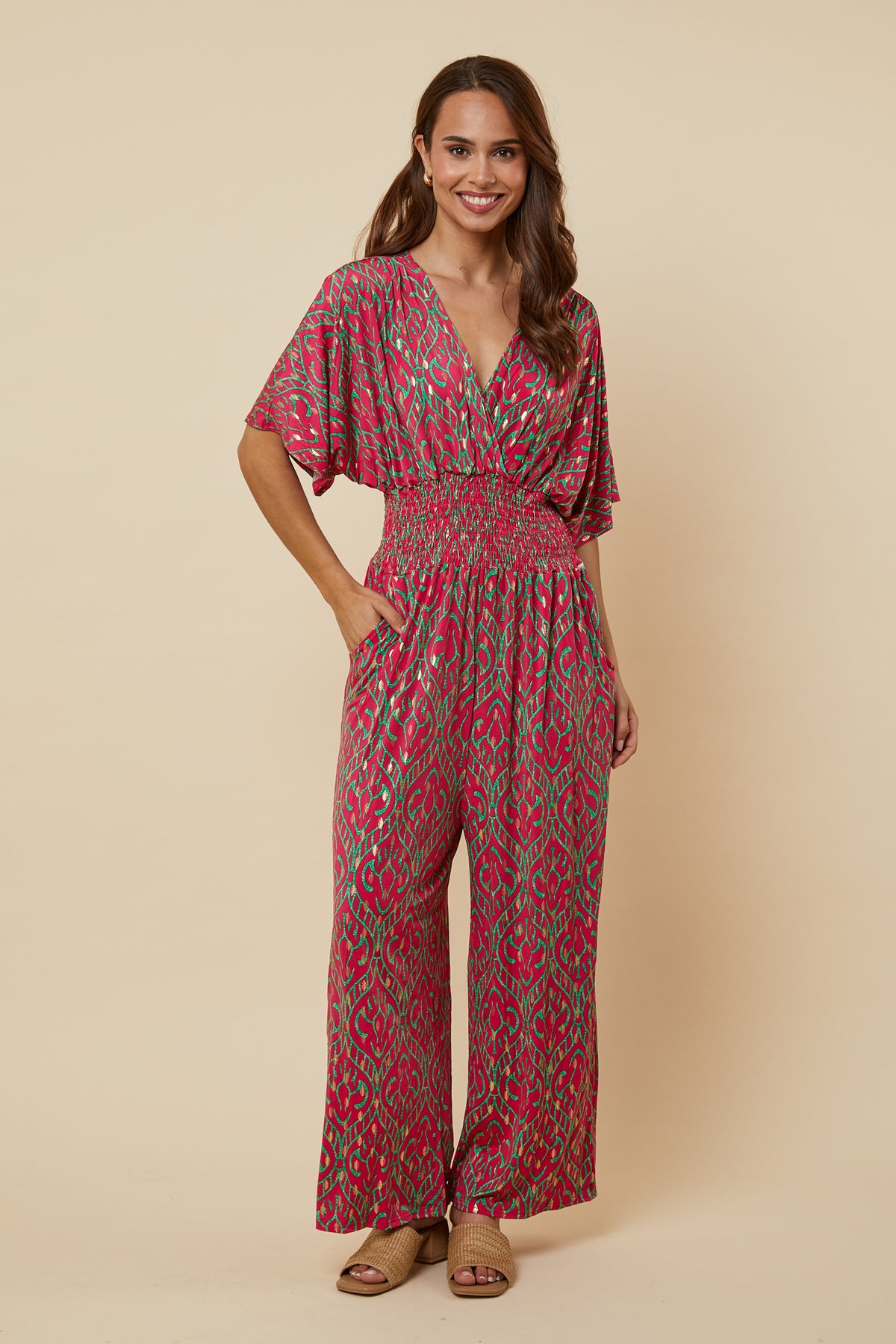 Jumpsuit – Fuchsia