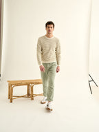Bayan Jumper - White And Tapenade - Men