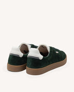 Baskets Cuir Suède Vert Foncé