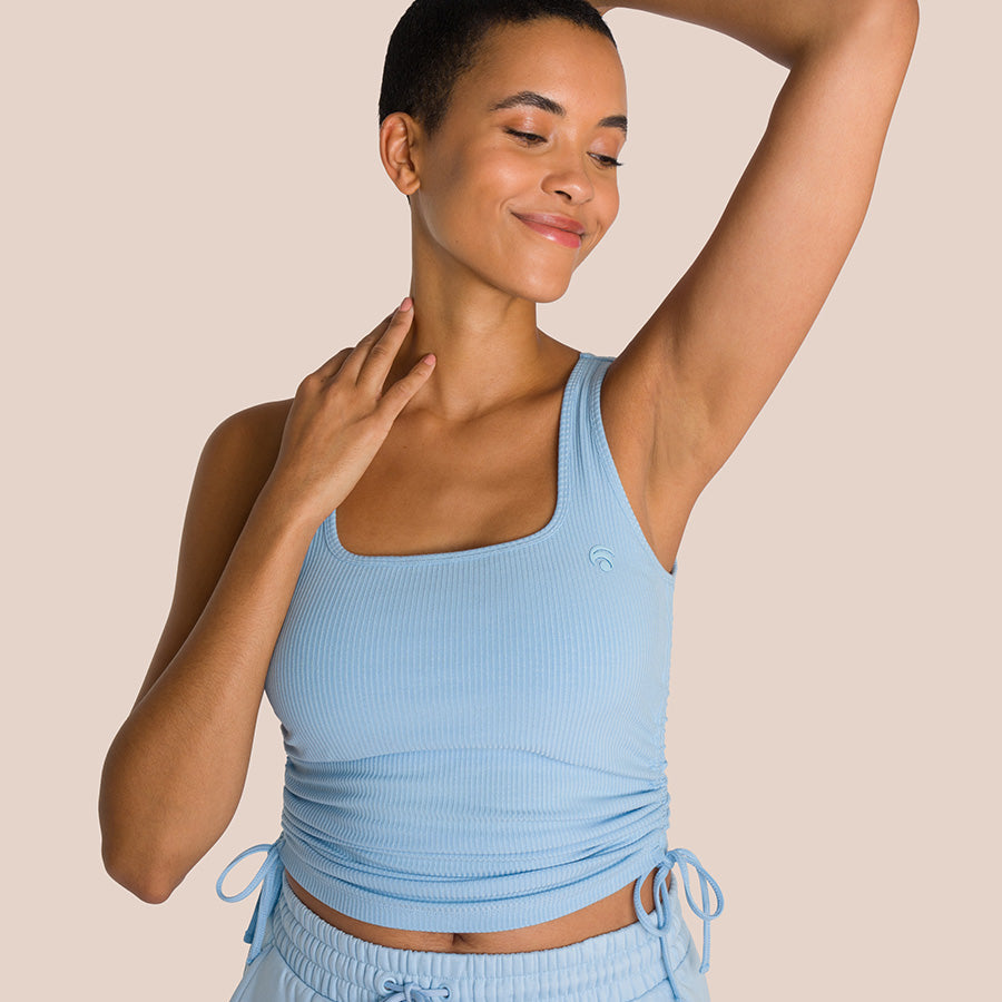 Top Cameron - Bleu Glacial