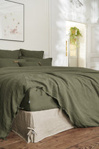 Soline - Bed Skirt - Washed Linen - Sand