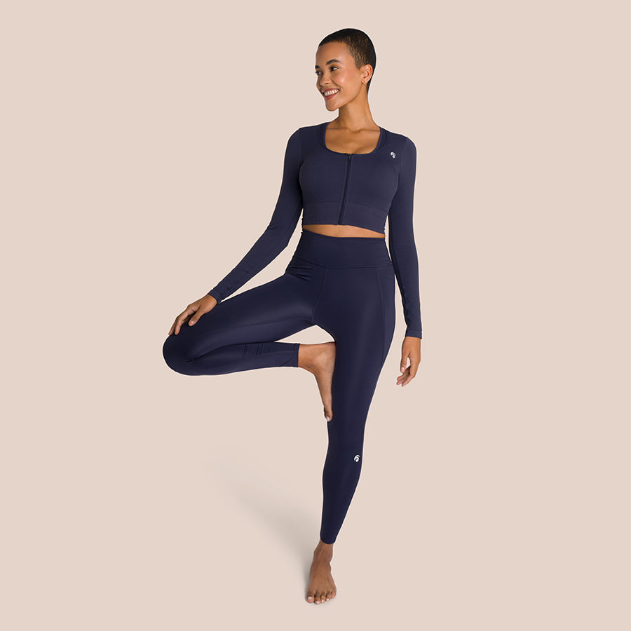 Top Nami Manches Longues - Bleu Lune