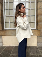 Celeste Ecru Denim Jacket