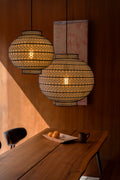 Ming Ronde '45 - Pendant Lamp - Iron - White