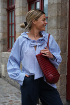 Blouse Madeleine Rayure Marine/Blanc