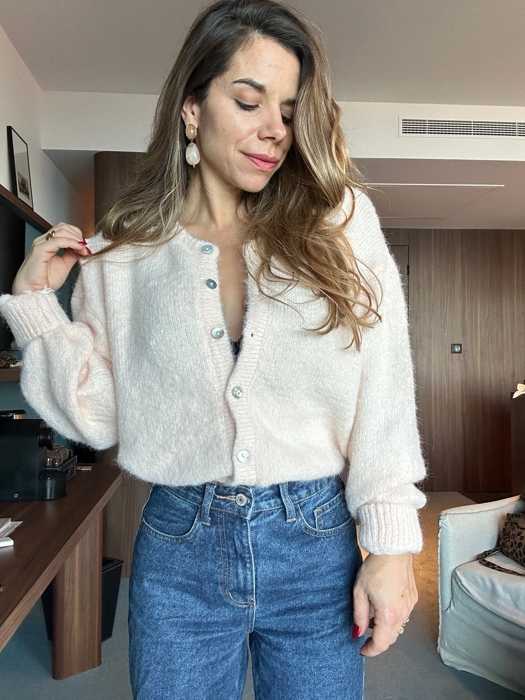 Cardigan Charlie Rose Poudré