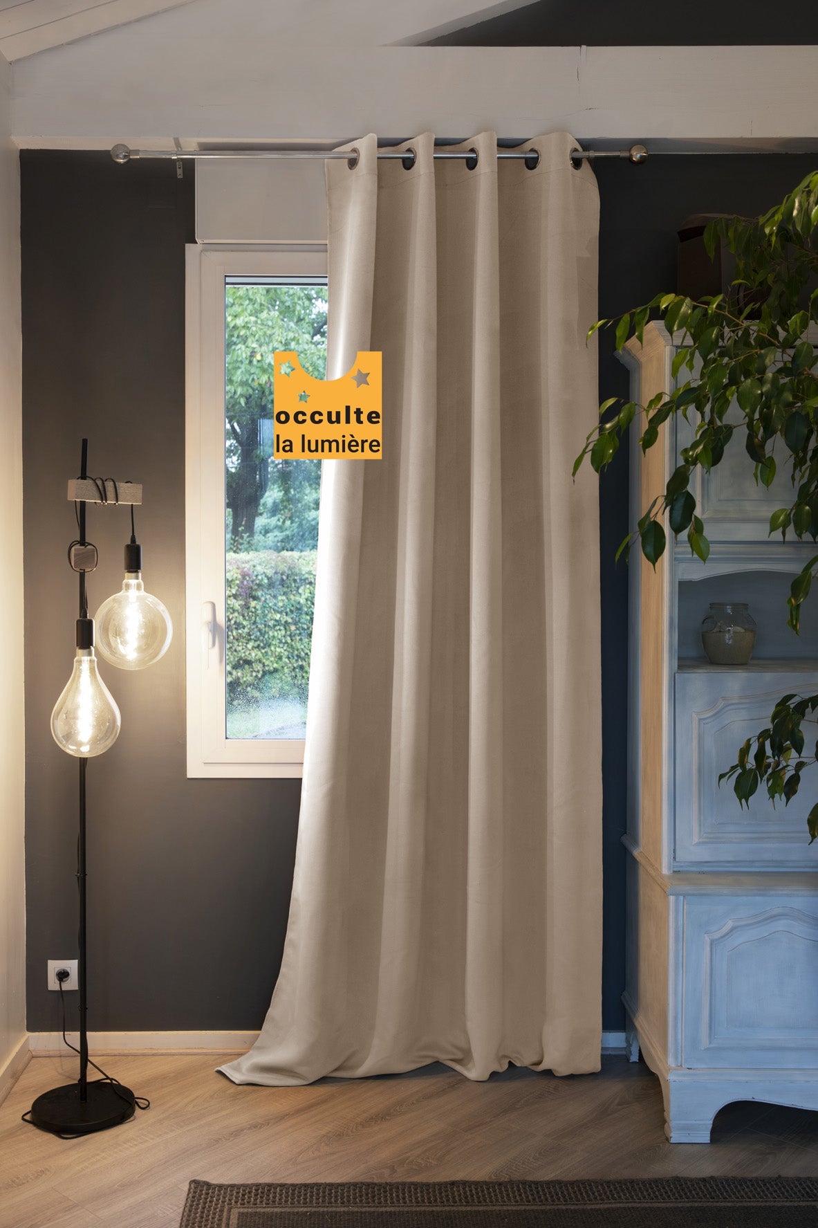 Rideau Occultant - Polyester - Obscure - Pampa