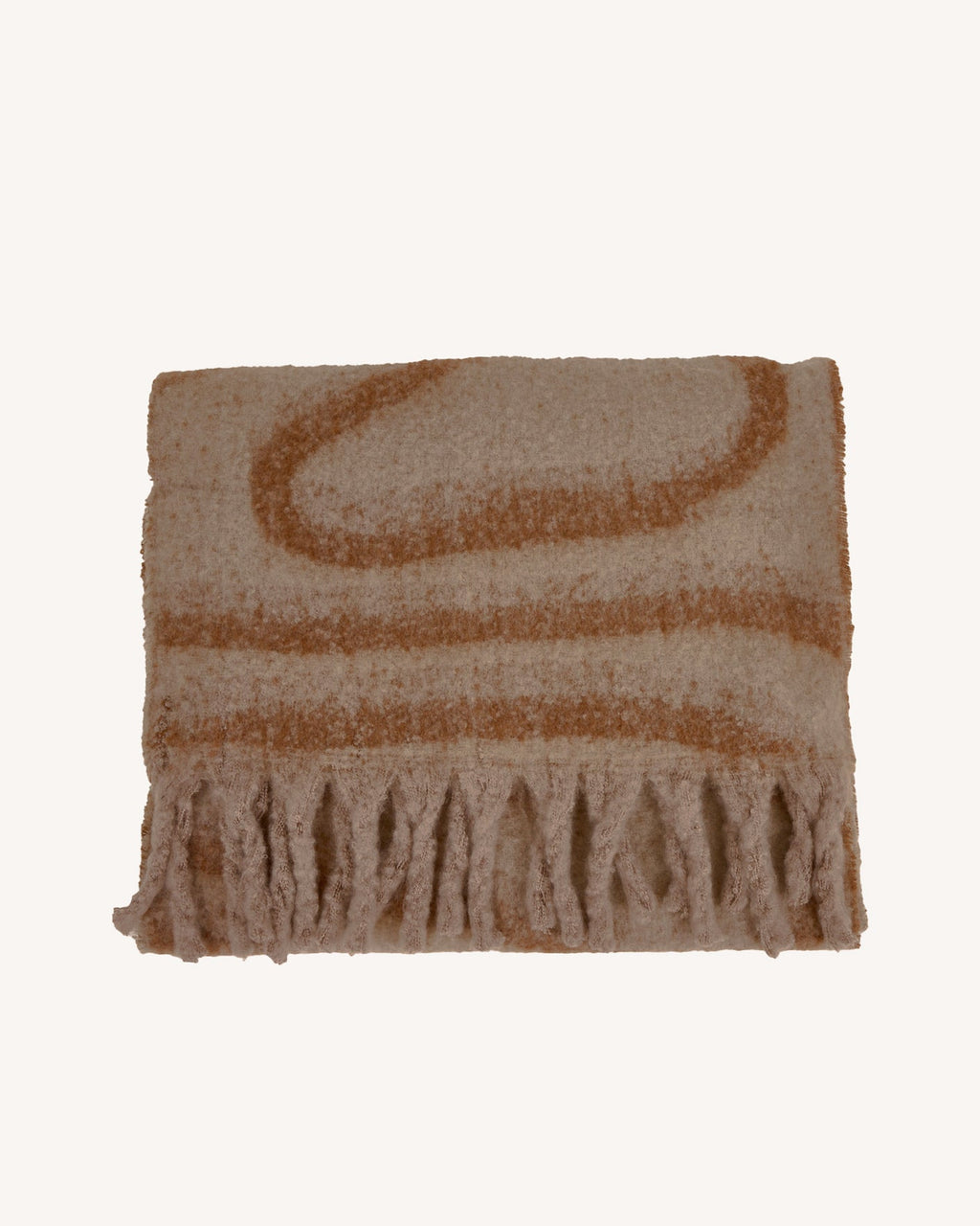 Halsduk beige och camel