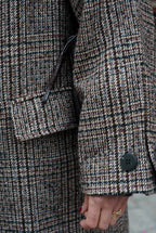 Nicolas Chocolate Check Coat