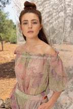 The Brigitte Blouse With Flowers