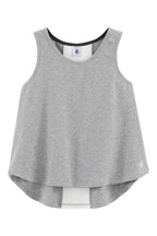 Vest Top - Light Grey Marl - Girls