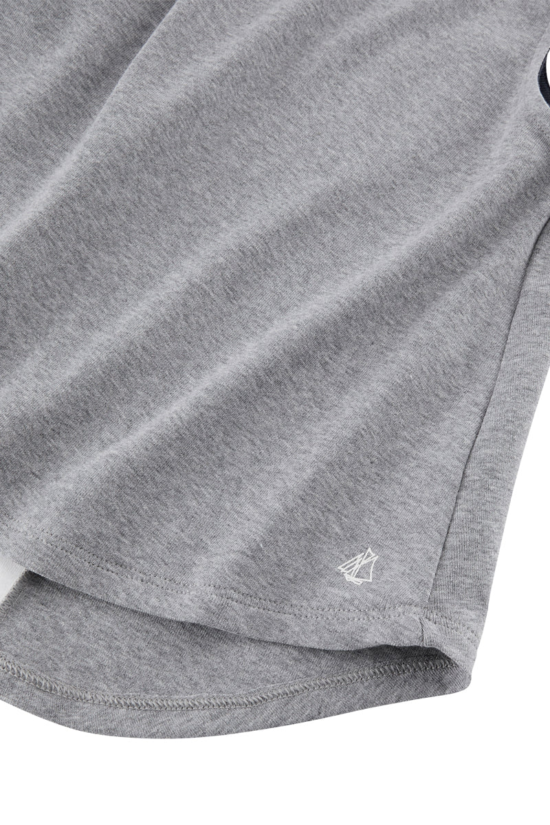 Vest Top - Light Grey Marl - Girls