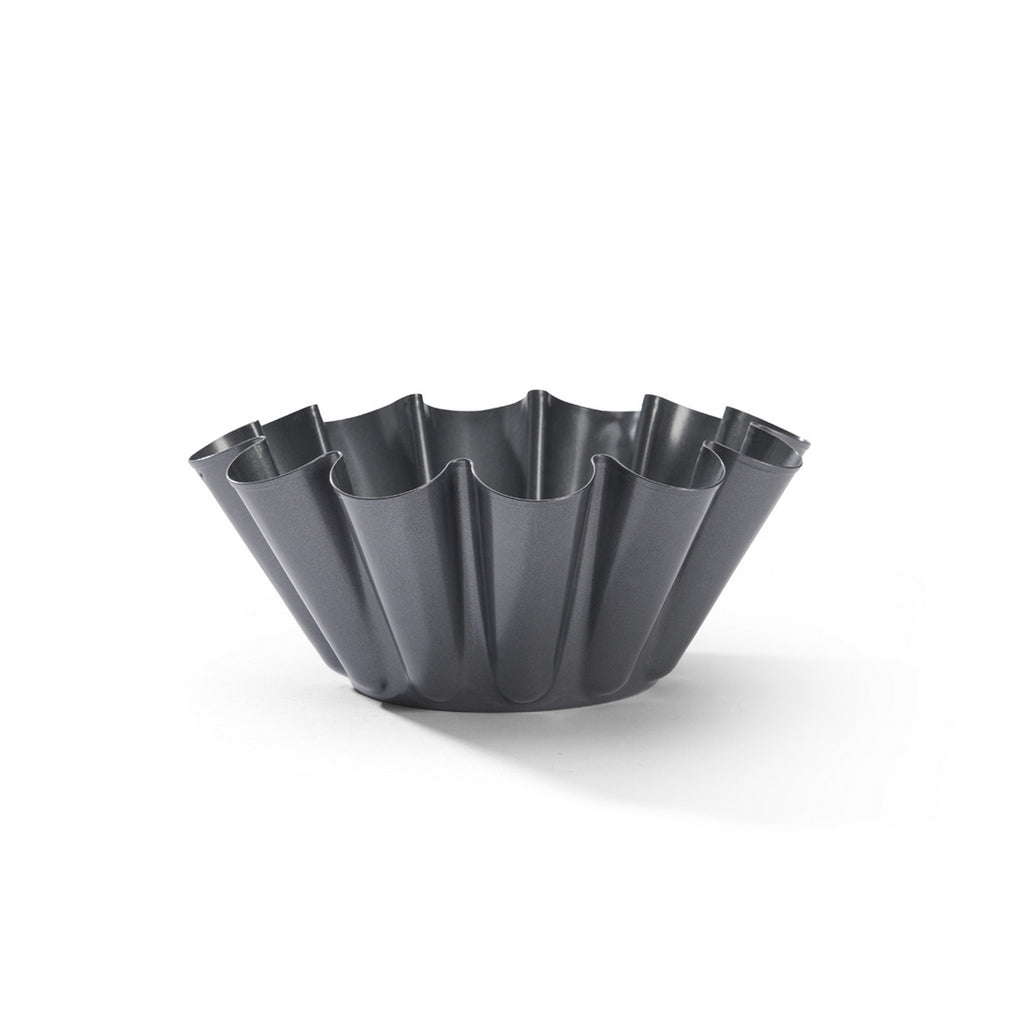 Stampo Per Brioche A 12 Scanalature In Acciaio Antiaderente - Ø 22 Cm