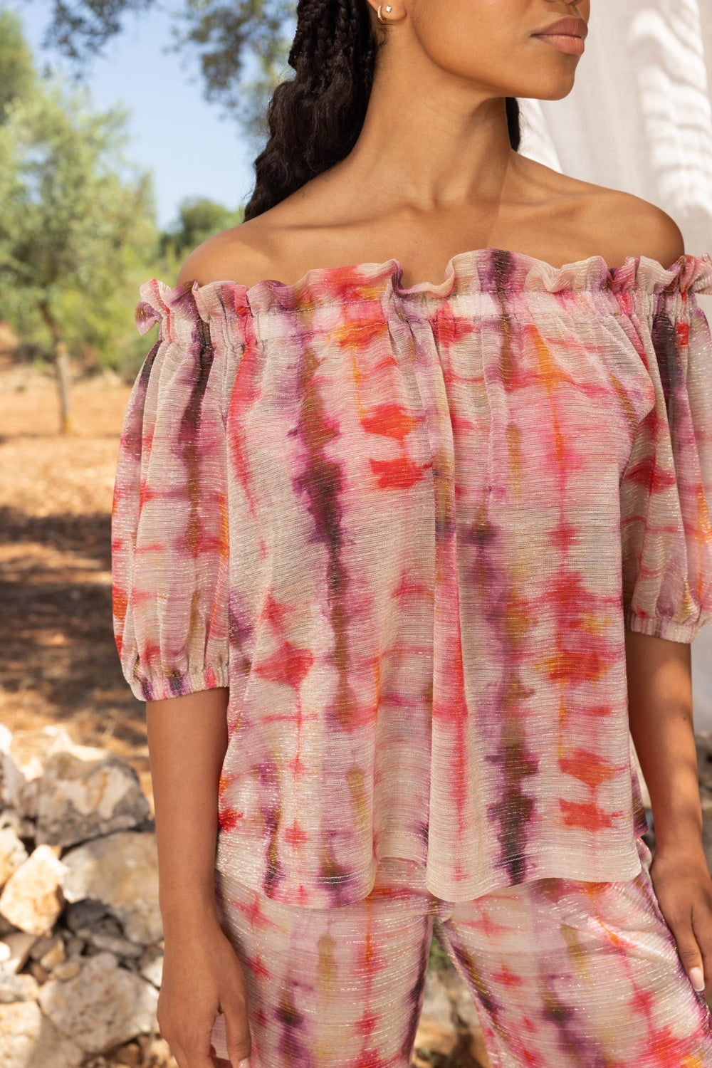 La Blouse Brigitte Tie And Dye