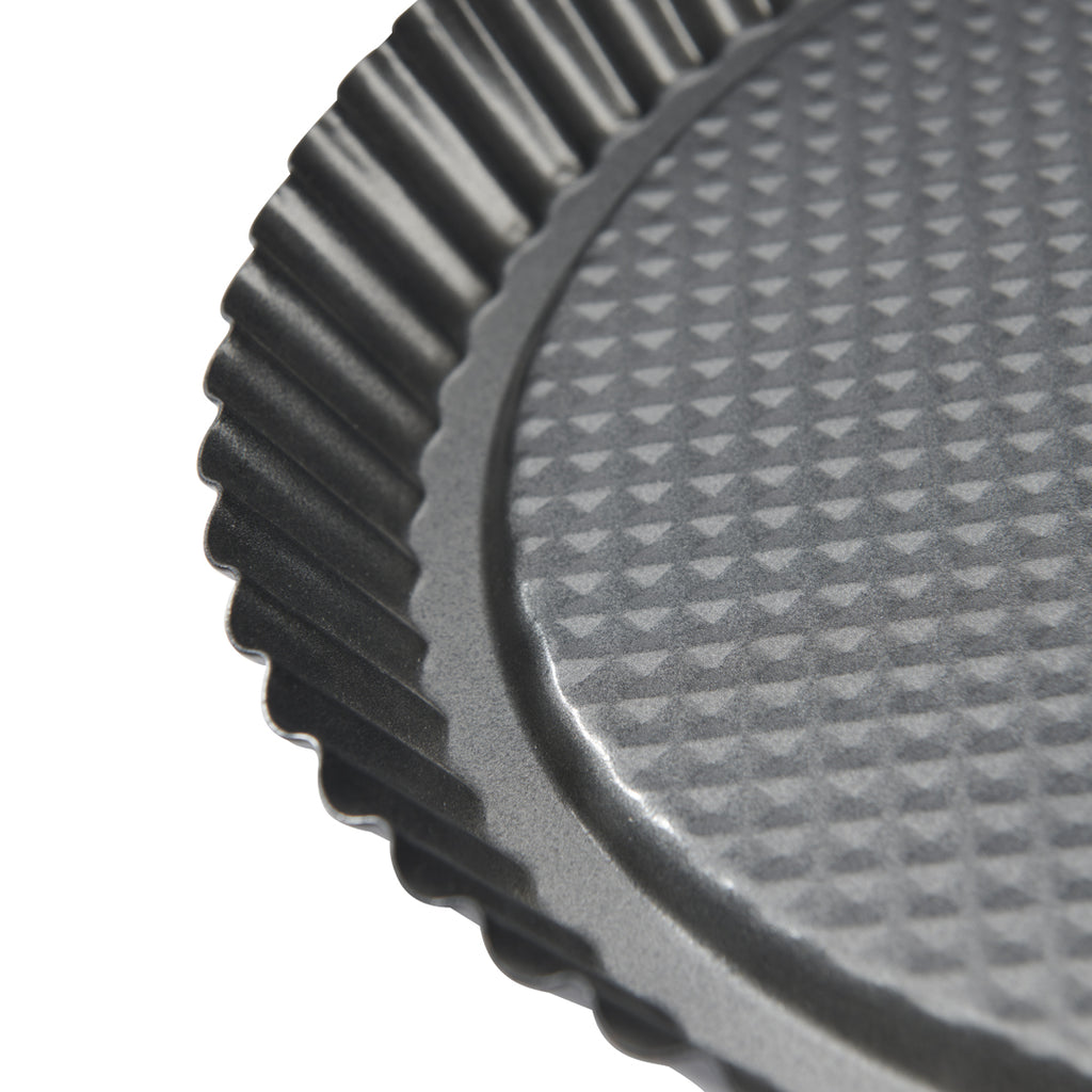 Round Fruit Tart Tin in Non-Stick Steel - Ø 28 cm