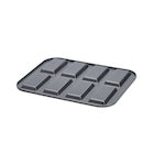 8 Large Financier Mould in Non-Stick Steel