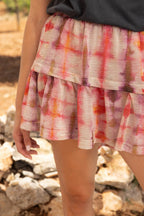 La Mini Jupe Lucia Tie And Dye