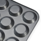 Plaque 12 Tartelettes En Acier Antiadhésif - Ø 7 Cm - 34 x 26 Cm