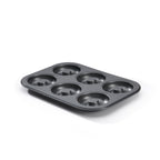 6 Mini Savarin Tin in Non-Stick Steel - Ø 8 cm