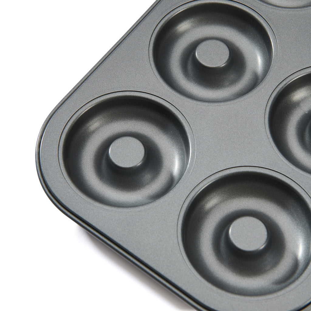 6 Mini Savarin Tin in Non-Stick Steel - Ø 8 cm