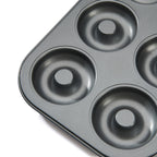 6 Mini Savarin Tin in Non-Stick Steel - Ø 8 cm