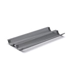 Perforated 2-Baguette Non-Stick Steel Tray - 37 x 16.2 cm