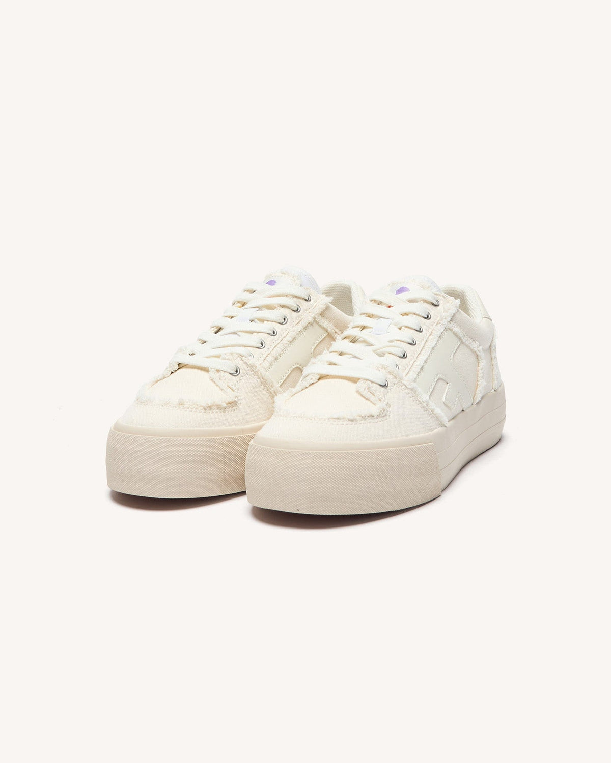 Baskets En Toile Blanches