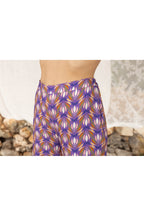 The Tracy Trousers A Lotus Leaf Print