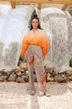 Los pantalones Andrea con flores
