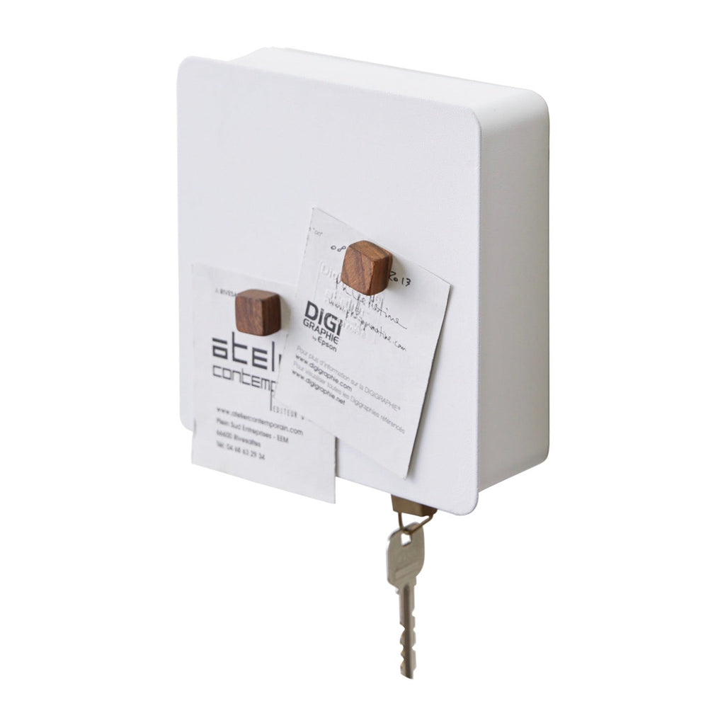 Magnetic Key Box - Tower - White