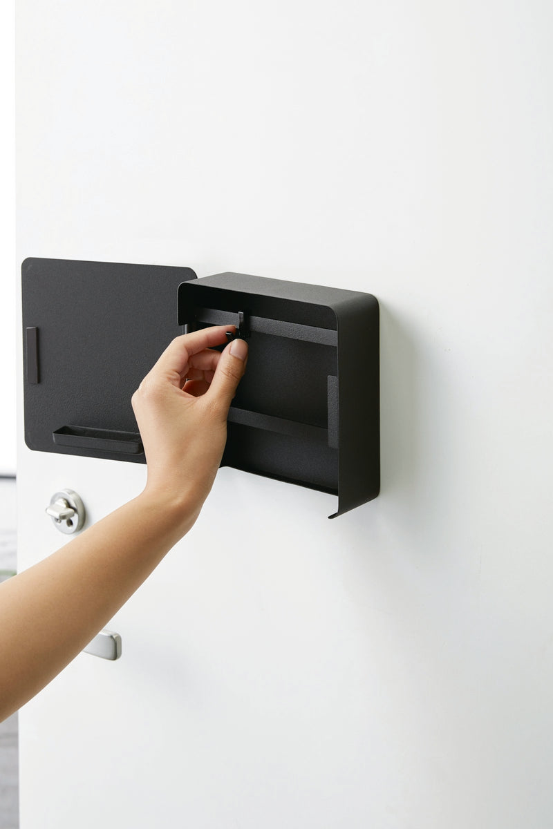 Magnetic Key Box - Tower - Black