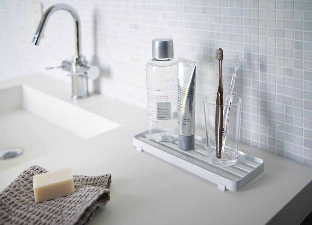 Bathroom Tray - Tower - White