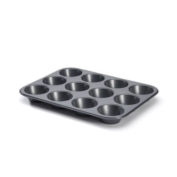 Molde 12 Muffins Antiadherente - Gris