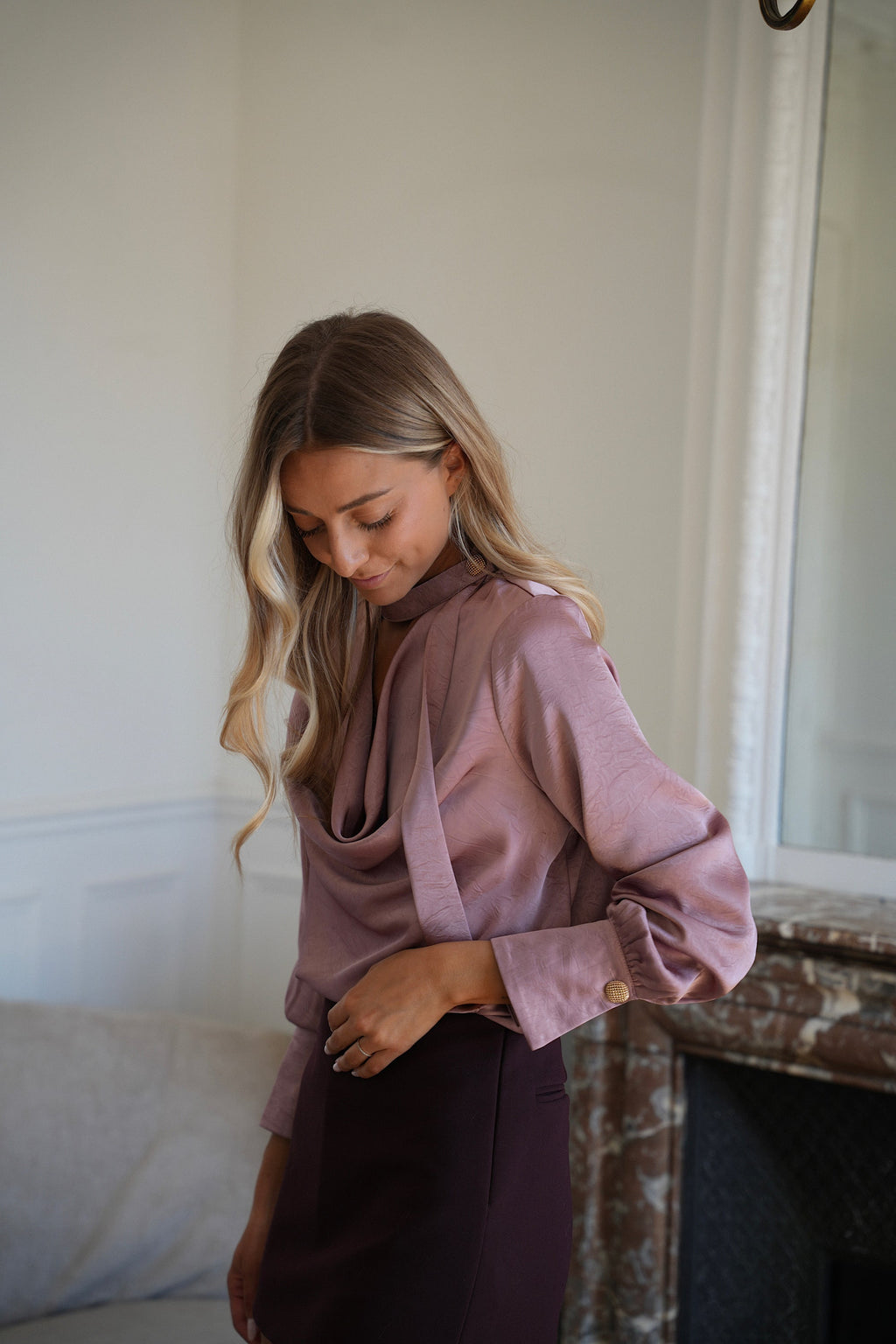 Blouse Fluide Sandra - Rose