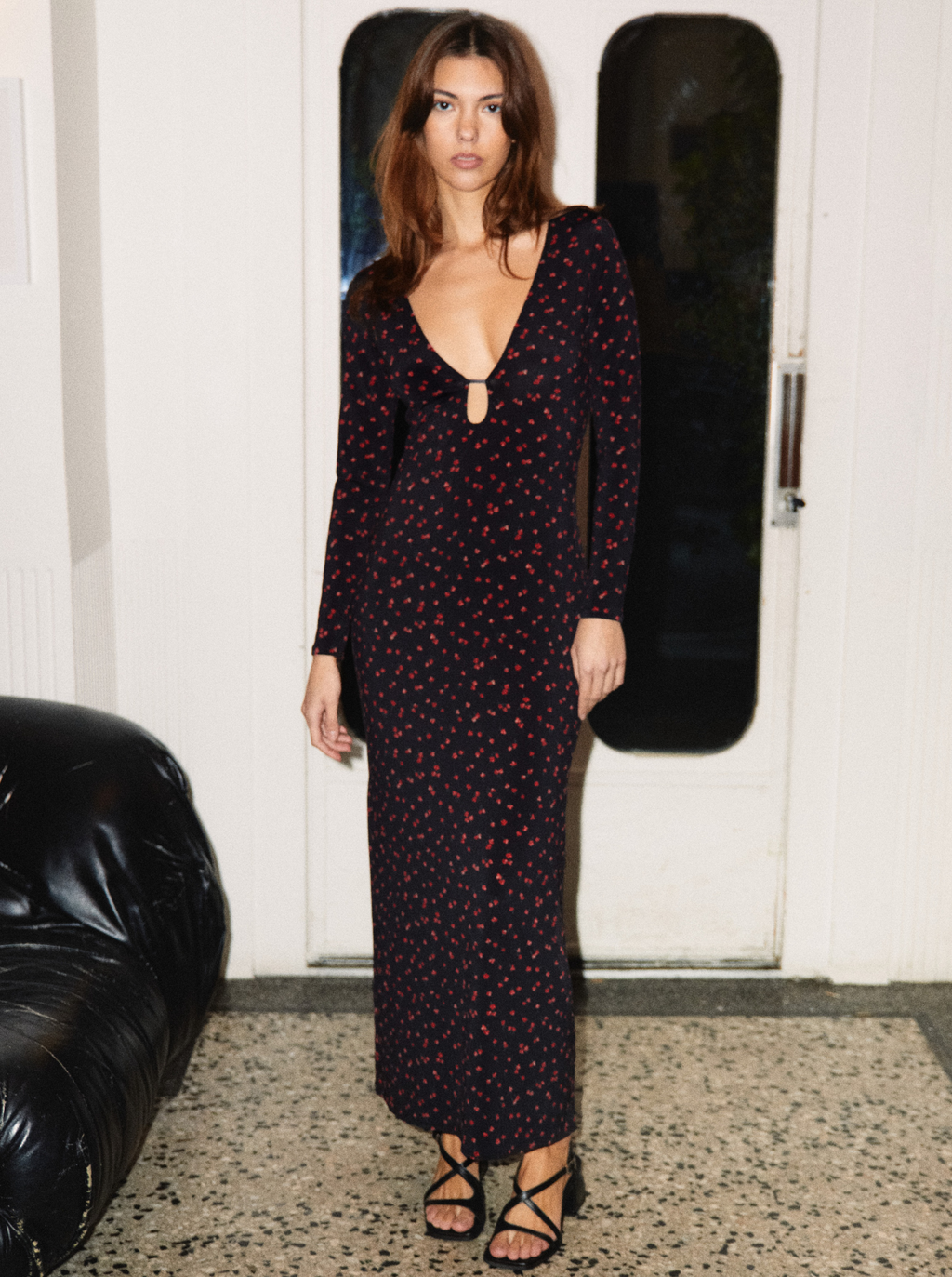 Flowery Night Long Dress