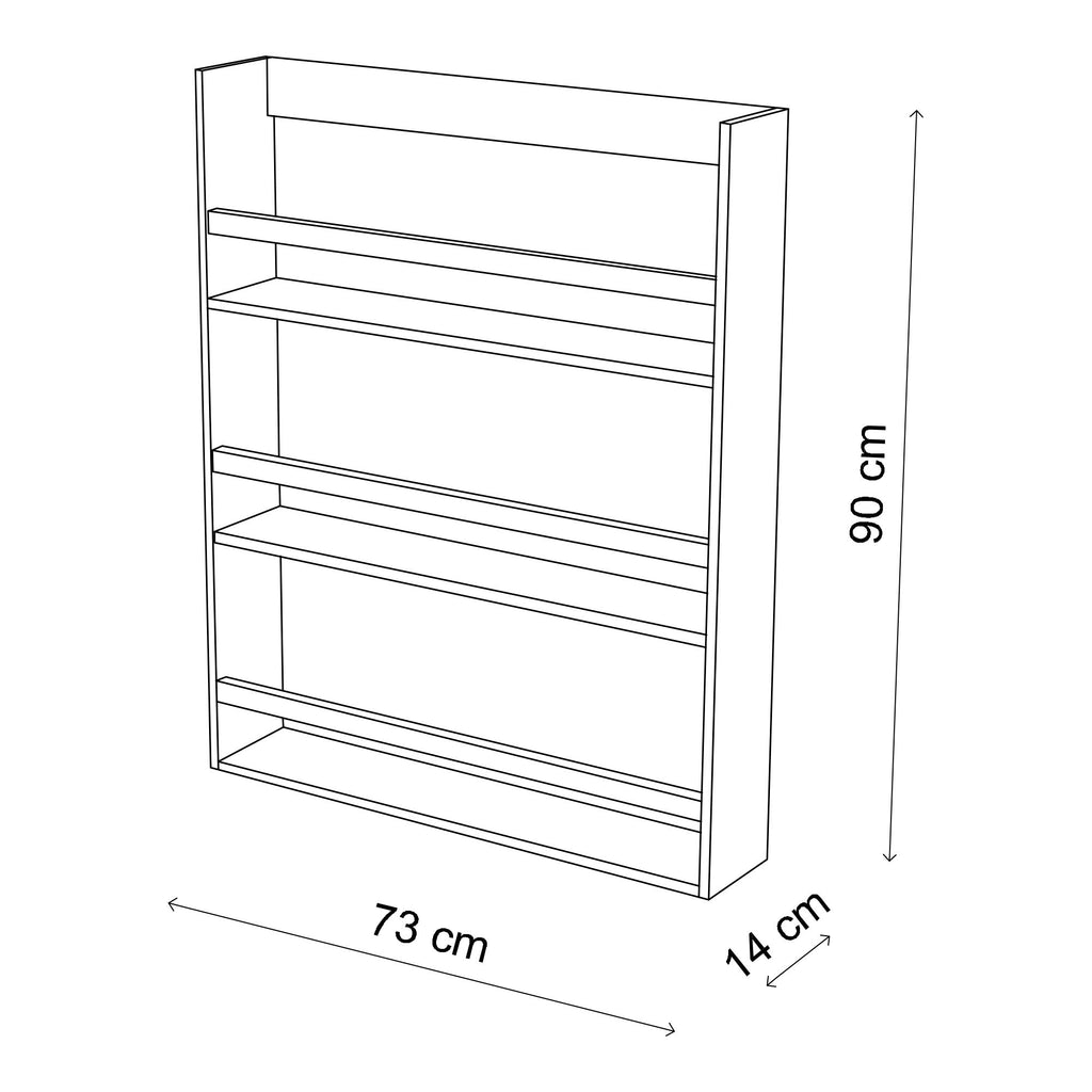 Cm-067 - Estantería de pared