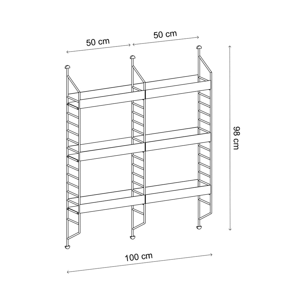 Cm-068 - Estantería de Pared