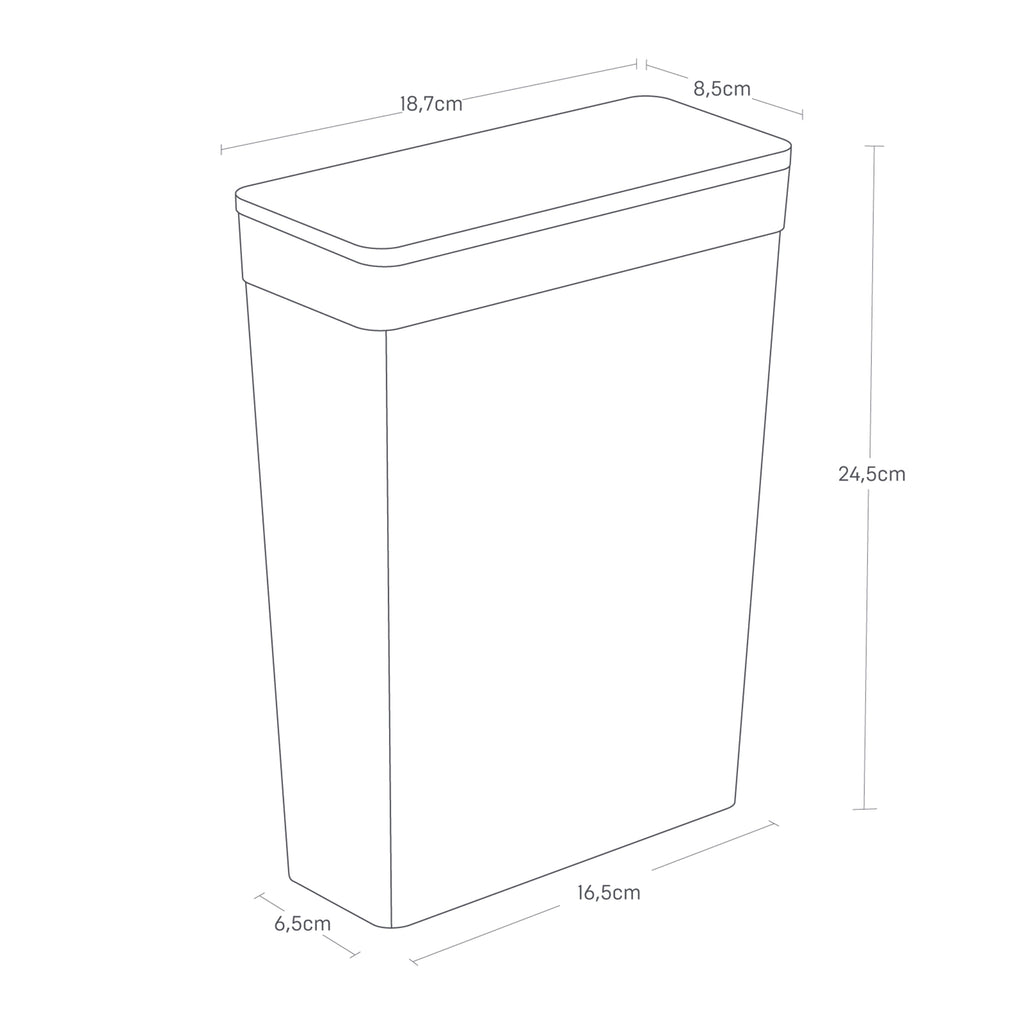Tower Food Container - Black