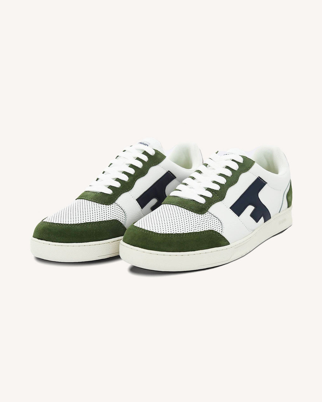 Sneakers Hazel – Weiß, Blau Und Khaki