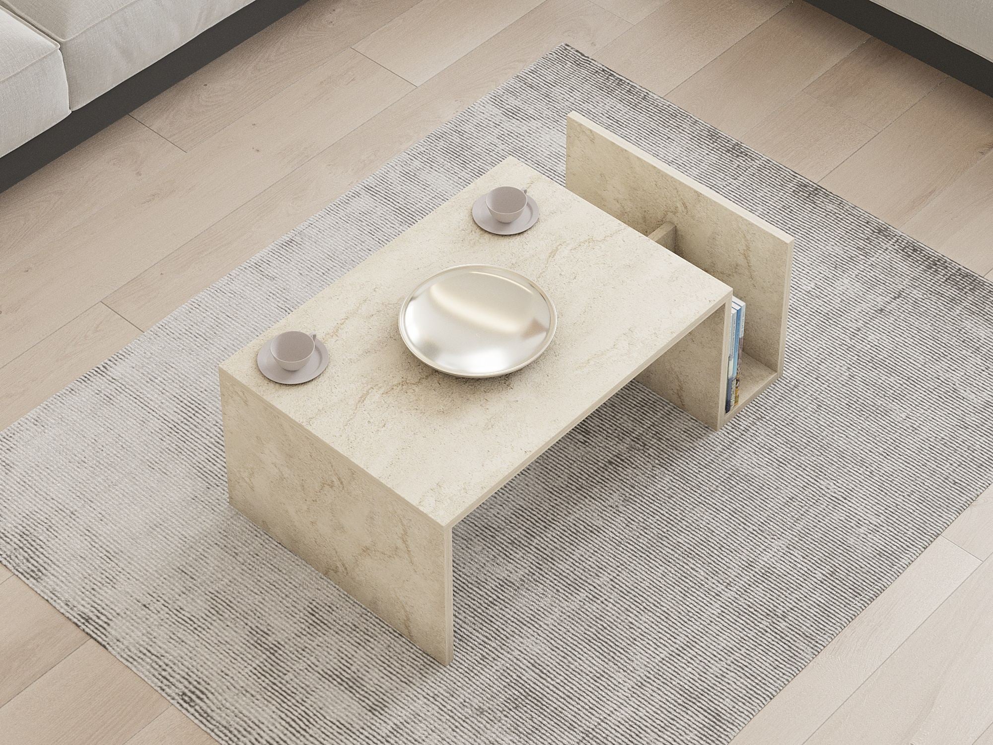 Tables Basses Memo - Travertin