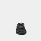 Mules Wafi Cuir Vernis - Noir