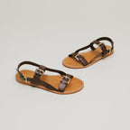 Plagettes Wiling Cuir - Marron foncé