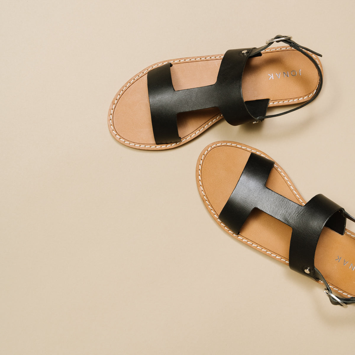 Jonak - Plagettes Willona Cuir - Cognac