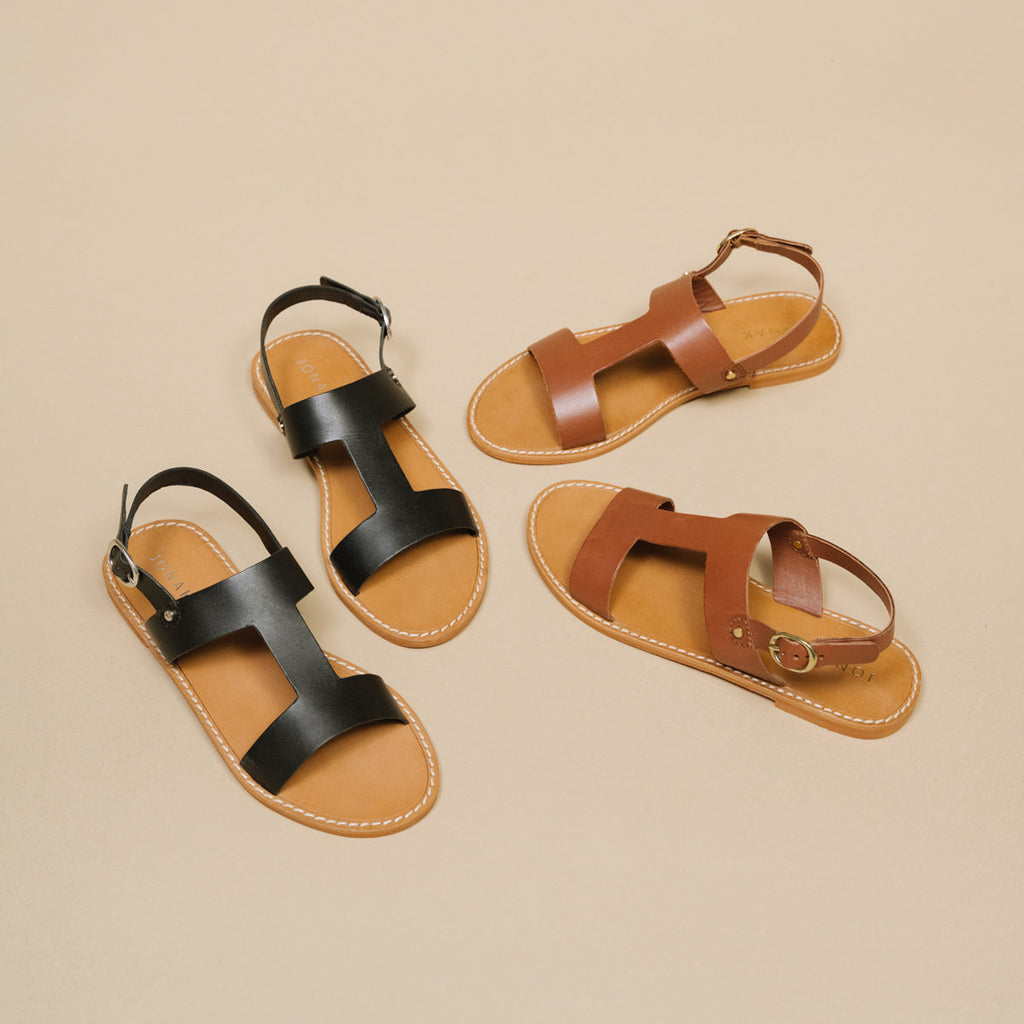 Jonak - Plagettes Willona Cuir - Cognac
