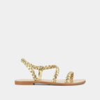 Sandales Windy Cuir Metallise - Or