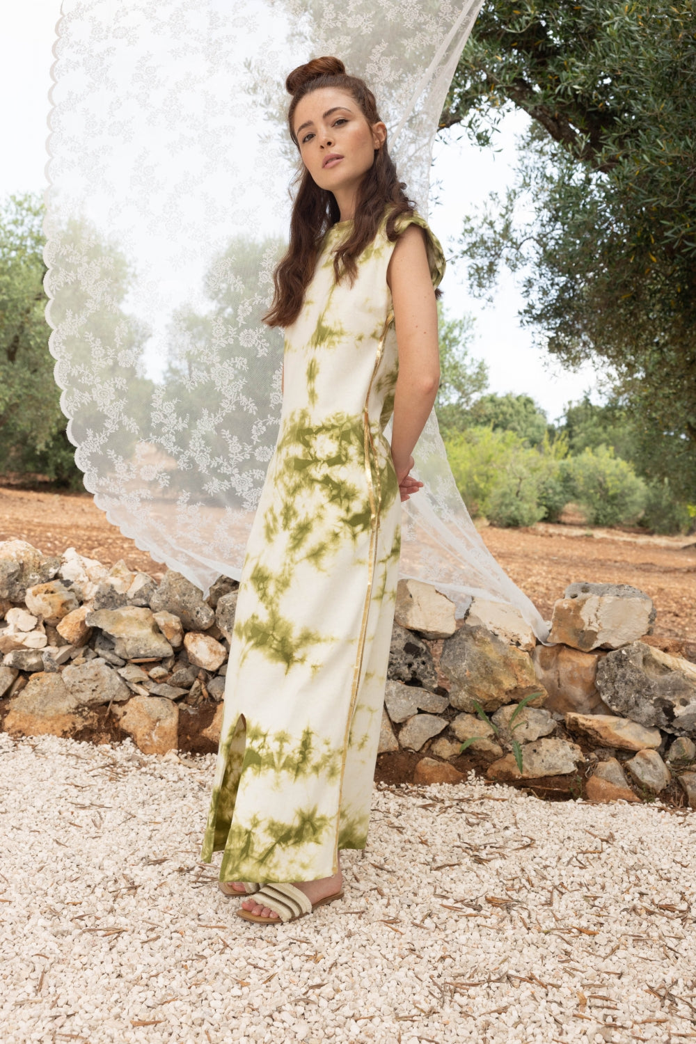 The Adèle Khaki Dress