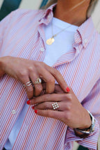 Mathilde Shirt Red/Parma Stripe