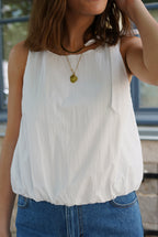 White Archibald Balloon Top